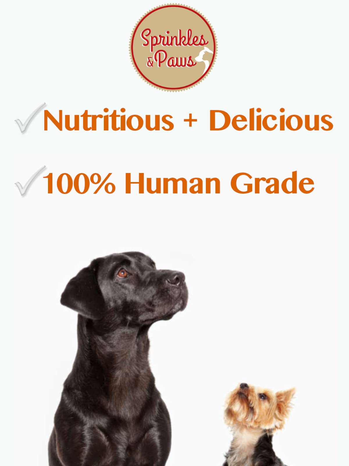 Sprinkles & Paws Pure Liver Sprinkles | Beef Liver Powder for Dogs Made in Canada | Add to Food as a Topper or Delicious pet Treat | Helps with Eating
